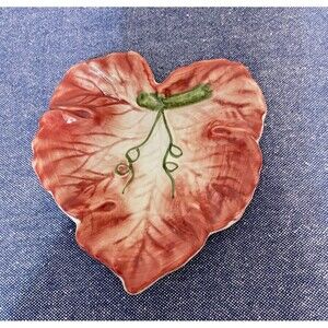 Vintage Andrea by Sadek Small Leaf Trinket Dish